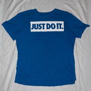 Nike Blue Short Sleeve Tee Just Do It